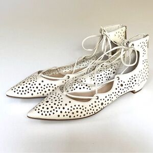 Ivanka Trump Tropica lace-up flats